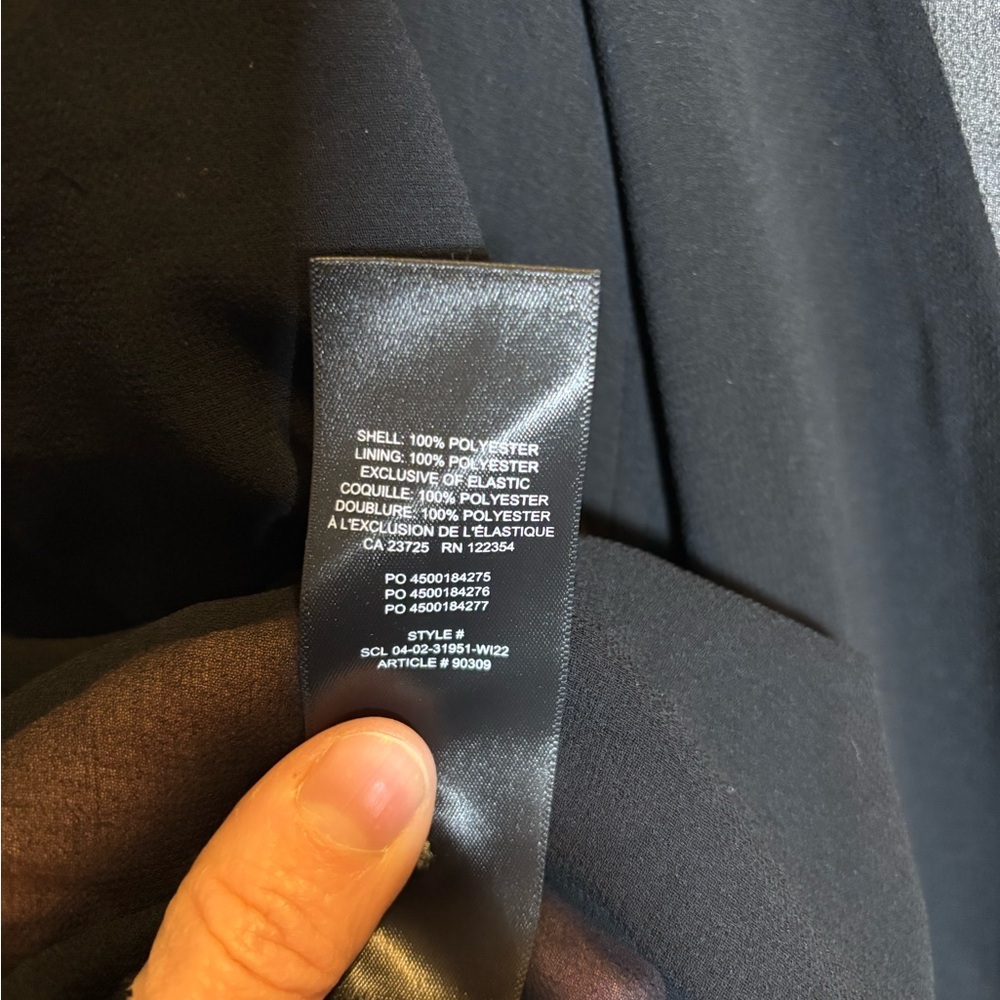 Wilfred Black Sheer Cuff Blouse Size M EUC - Picture 8 of 12